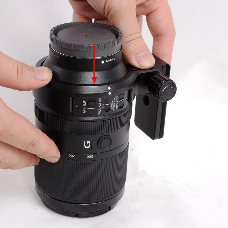Стойка для объектива iShoot с быстроразъемной пластиной Sony FE 70 300 мм совместимая со