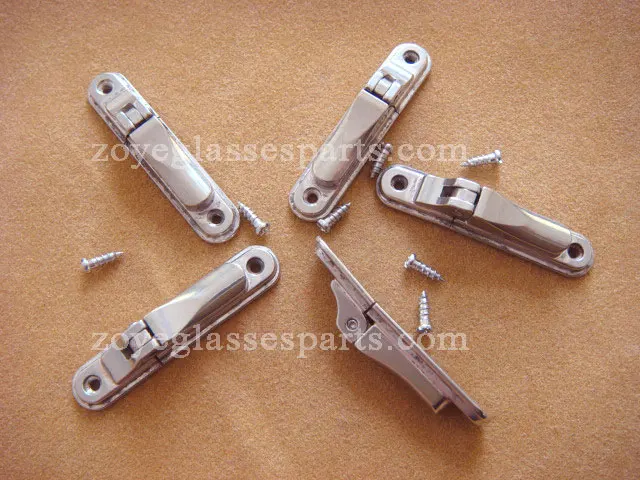 

ZOYE quality 3.8mm spring hinge for aluminum eyeglasses flex hinge for wrapped aluminum wood frame nickel TSH-06 ship in 2 days