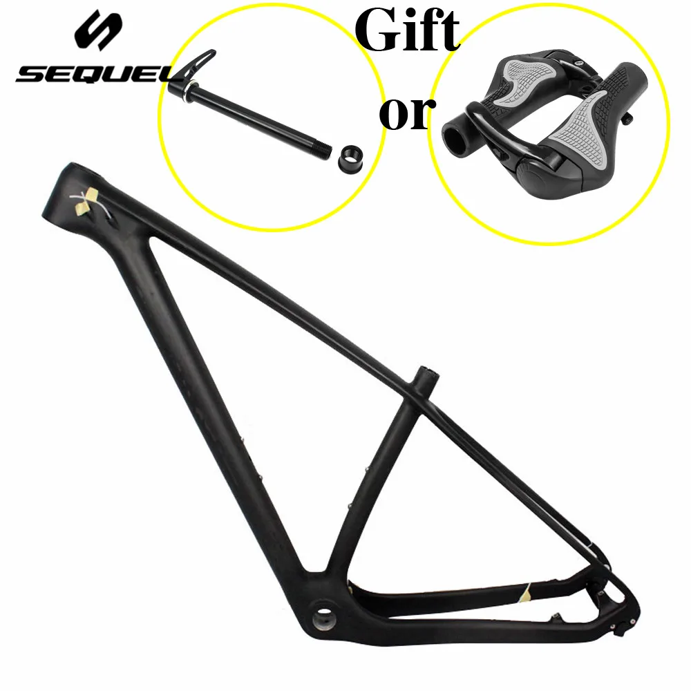 SEQUEL brand T800 карбоновая рама для горного велосипеда 29er 142*12 или 135*9 мм|carbon frame 29|mtb