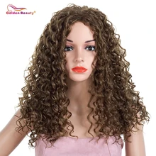 Long Kinky Curly Wigs for Women Natural Hair Wigs Black Red Curly Synthetic Heat Resistant Fiber Full Wig Golden Beauty Long Kinky Curly Wigs for Women Natural Hair Wigs Black Red Curly Synthetic Heat Resistant Fiber Full Wig Golden Beauty