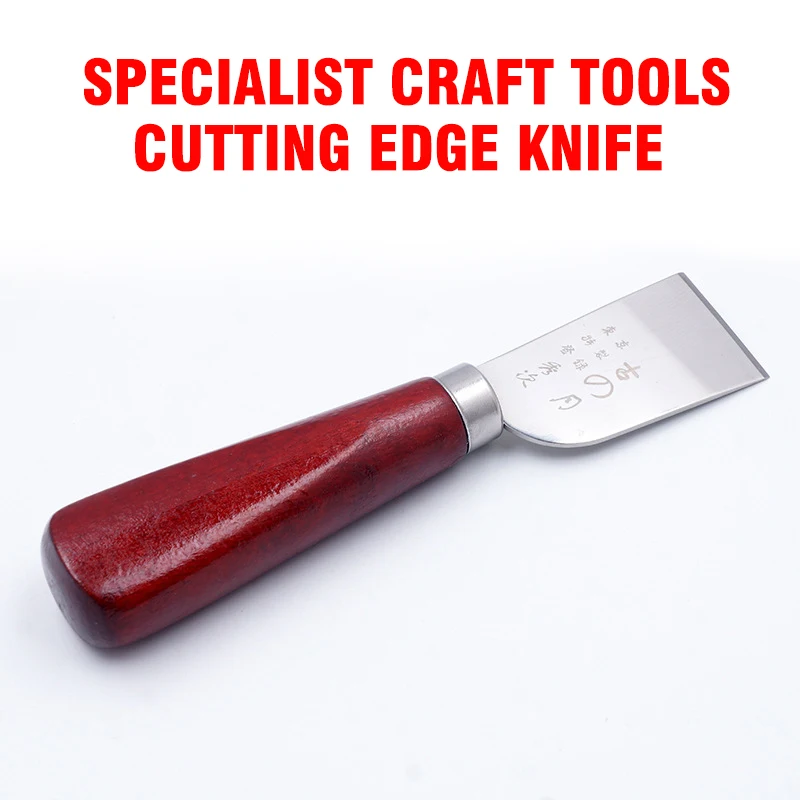 

Leather Skiving Handle Knife Specialist Craft Tools Cutting Edge Knife for Cutter Punch Multifunction Hand Tool Stainless Steel