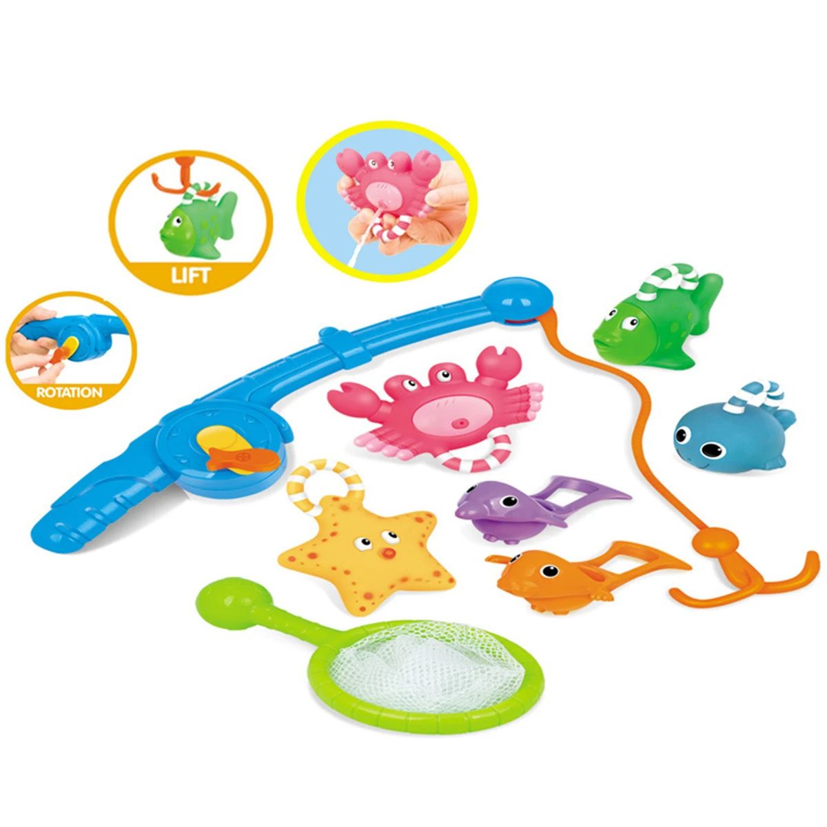 Детский набор рыболовных игрушек для мальчиков и девочек, костюм, магнитные игрушки для малышей, игрушки для детей, квадратный подарок для детей,, игрушка для игры в воду