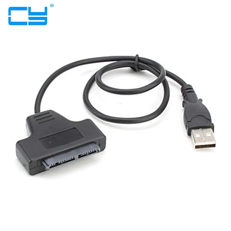 

USB 2.0 para Micro SATA 7 + 9 16 P 1.8 "SSD Hard Disk Drive Cabo Adaptador 50 cm