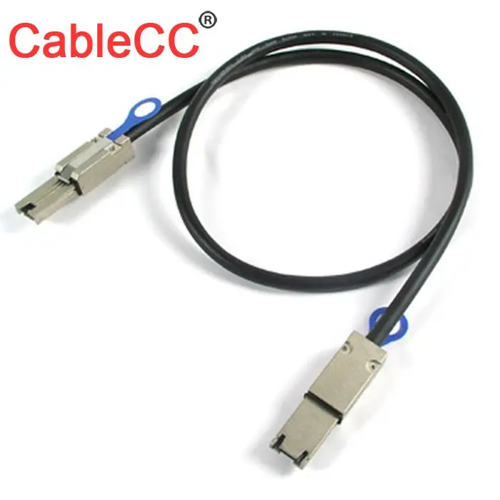 

CableCC External Mini SAS 4x SFF-8088 26Pin to SFF 8088 26Pin Data Cable 1m Support 6gbps Band