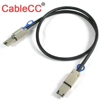 

Xiwai External Mini SAS 4x SFF-8088 26Pin to SFF 8088 26Pin Data Cable 1m Support 6gbps Band