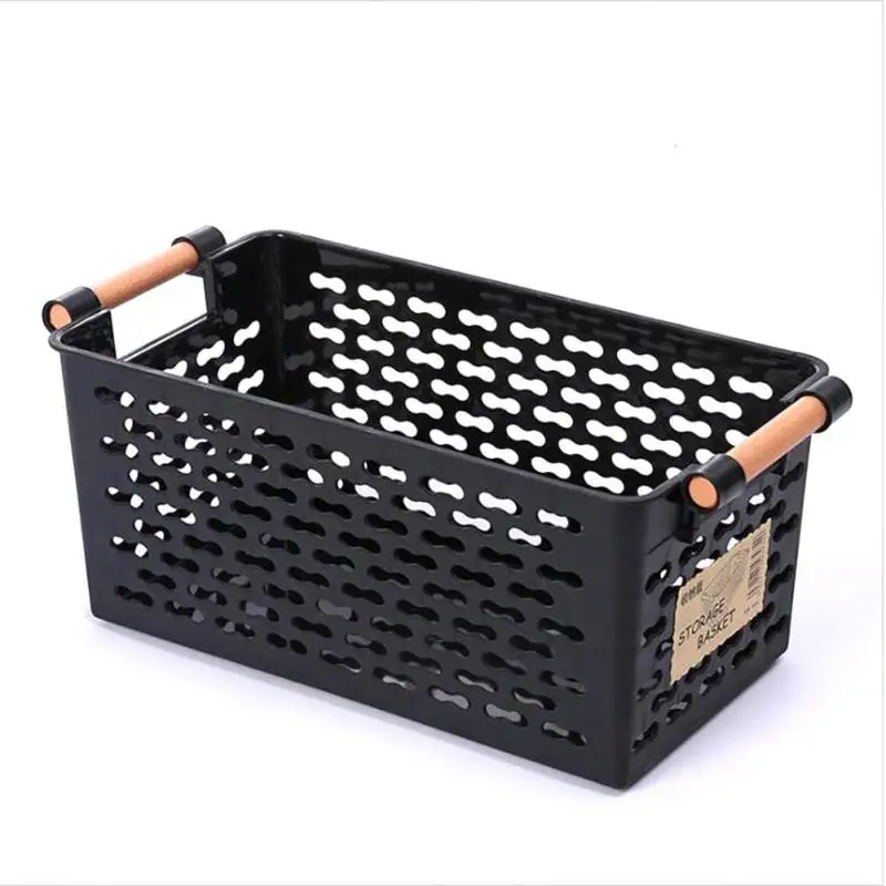 Japanese style plastic storage basket finishing finishing basket