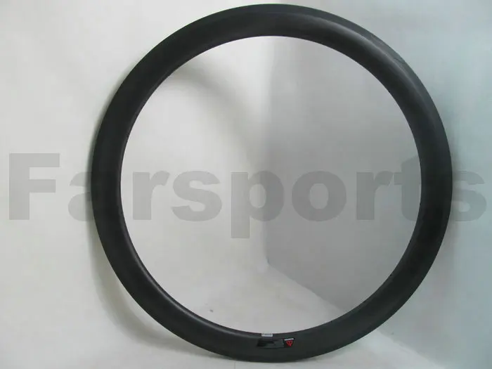 

Farsports road 28mm wide bike carbon tubular rims 38/50/60/88mm deep carbon 700C wheel rims 16-32H available external/internal