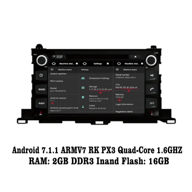 Discount Liislee Android 7.1 2G RAM For Toyota Highlander XU50 Car Radio Audio Video Multimedia DVD Player WIFI DVR GPS Navi Navigation 1 Discount Liislee Android 7.1 2G RAM For Toyota Highlander XU50 Car Radio Audio Video Multimedia DVD Player WIFI DVR GPS Navi Navigation 1