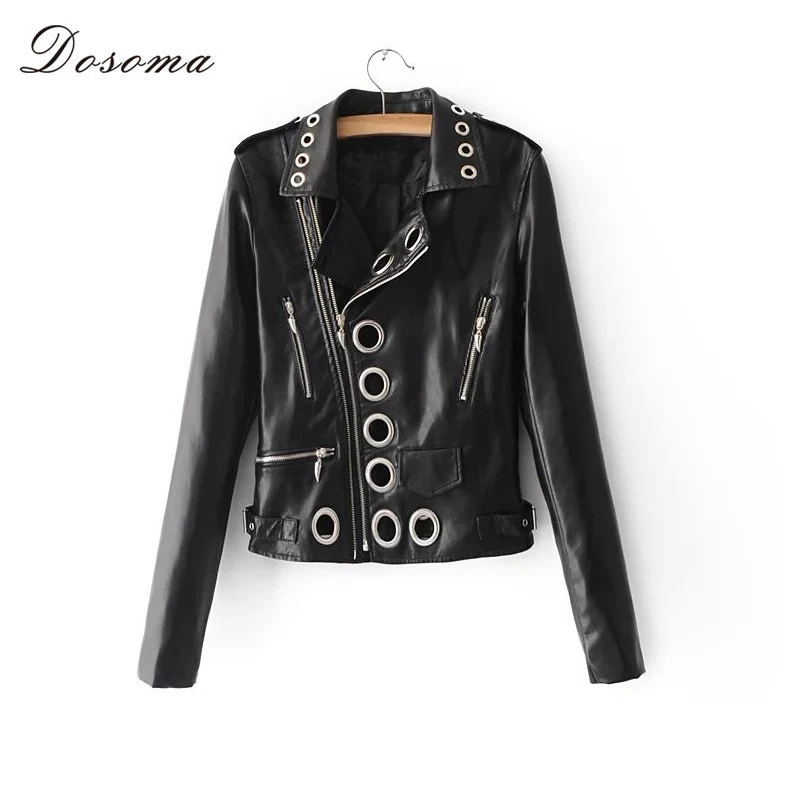 Jacket red yellow faux leather jacket women biker Jacket