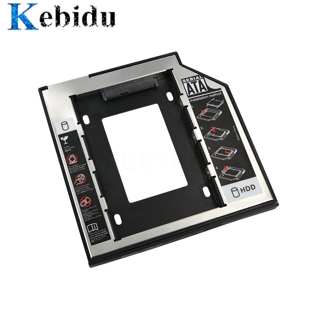 Kebidu Универсальный алюминиевый 2 5 й 9 мм Ssd Hd SATA жесткий диск HDD Caddy адаптер привода