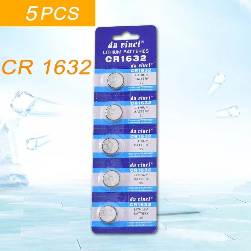 

Hot Button battery 10Pcs CR1632 BR1632 DL1632 ECR1632 LM1632 lithium battery Cell Button Toys 1632 Batteries Card Retail