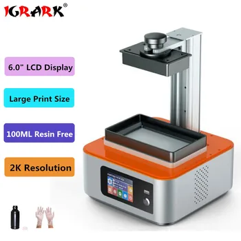 

IGRARK New 72W UV LCD Wax/casting/UV resin mini 3d printer LCD light curing High precision Photocurable 3d printer for jewelry