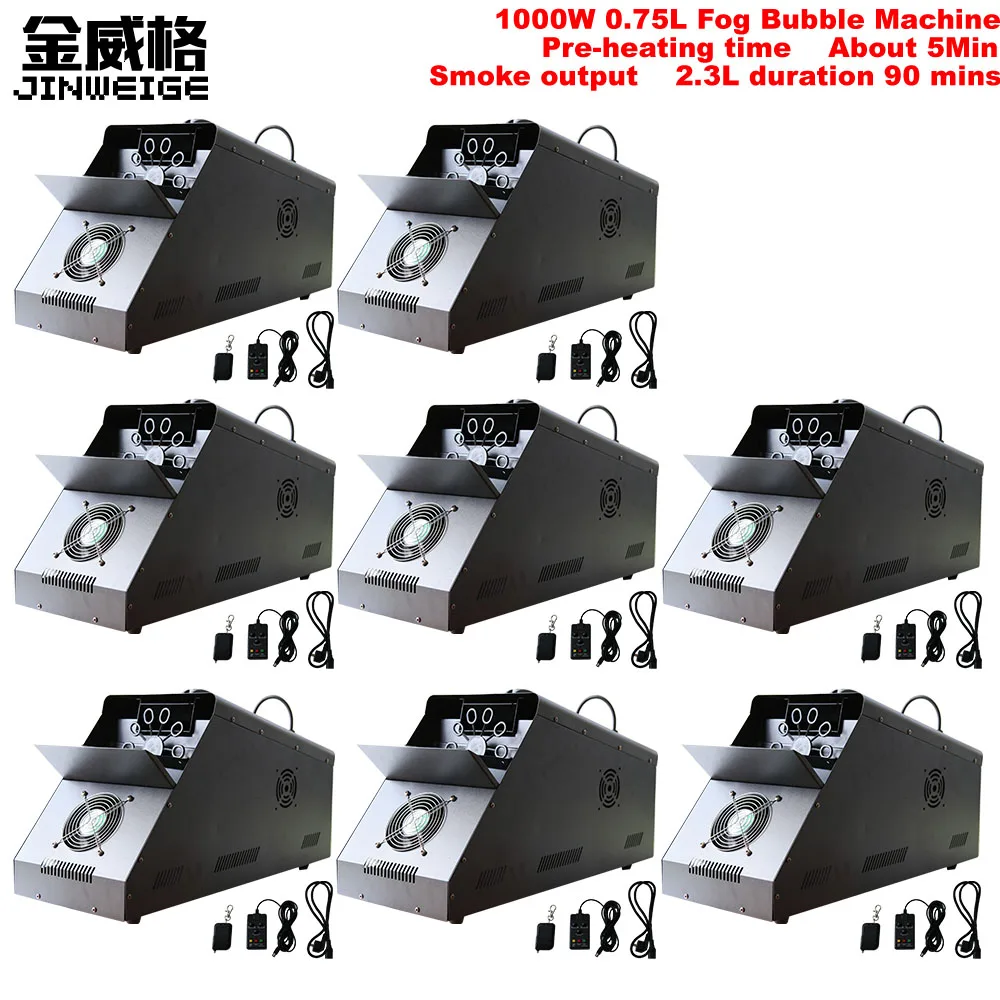 Free Shipping 8pcs/Lot 1000W Fog Machine High Output Blower Bubble