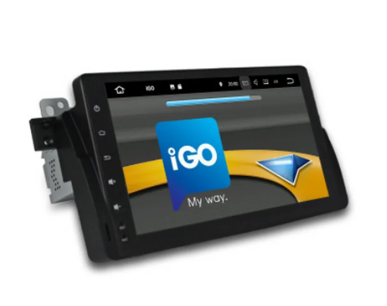 Cheap by DHL or Fedex 10pcs Car DVD Player for BMW E46 Navigation Android 7.1 Wifi 4G 3G GPS Bluetooth Radio RDS USB  8GB SD Map DVR  19