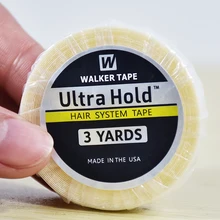 Горячая 2 рулона 1,2 см* 3 ярдов супер волосы ультра держать двухсторонний клей лента для наращивания волос/парик шнурка/Toupee клейкая лента