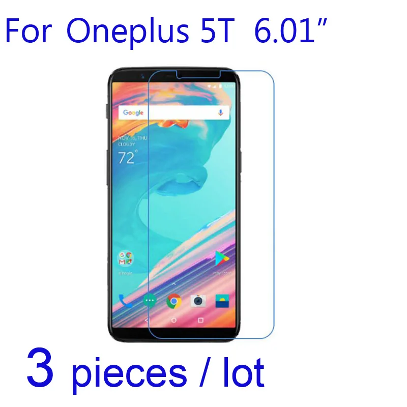 3 шт./лот Защитные пленки для экрана One Plus OnePlus 3/3T A3010/3010 5 A5000 5T A5010