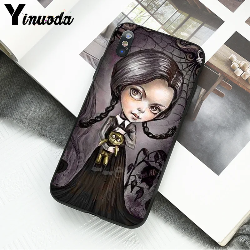 Yinuoda среда Addams Семья ТПУ Мягкий силиконовый чехол для телефона чехол для iPhone 8 7 6 6S Plus 5 5S SE XR X XS MAX Coque Shell - Цвет: A13