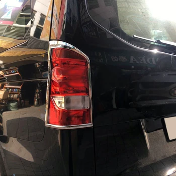 

Car Styling 2PCS ABS Chrome Rear Tail Light Lamp Cover Decoration Trim For Mercedes-Benz Vito W447 2014-2018