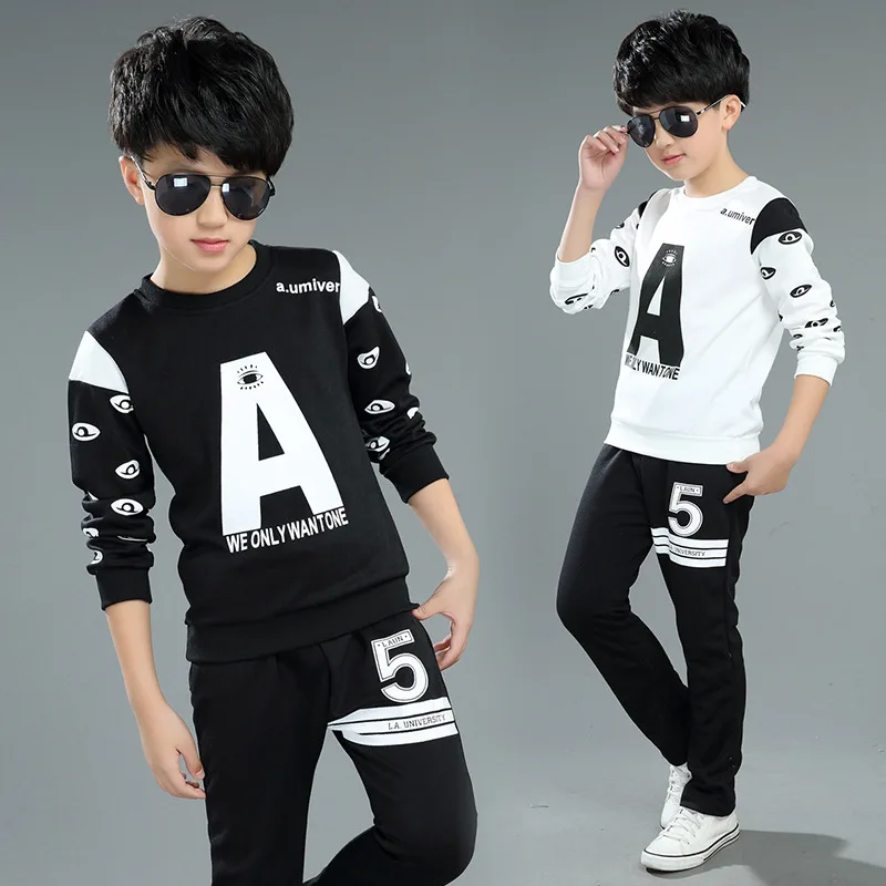 Children's clothing spring child sports set 2017 child long sleeve