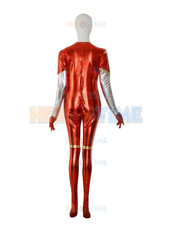 Cosplay Comics Phyla Vell Quasar Female Superhero Costume Shiny Metallic Woman Halloween Cosplay Costume Fullbod Zentai Catsuit