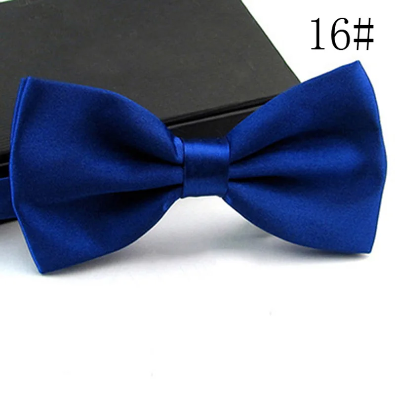 Men Royal Blue 35 цветов, однотонные модные галстуки-бабочки для жениха, мужчин, детей, торжественные цветные галстуки-бабочки для мужчин, свадебные галстуки-бабочки - Цвет: Men Royal Blue