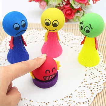 

4Pcs Funny Toy Balls Colorful Bouncing Ball For Kids Outdoor Toys Children Sport Games Elastic Juggling Ball 2 Big and 2 Small