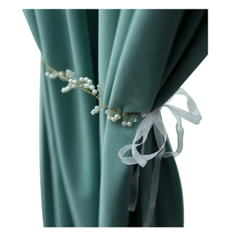 

Light Luxury Simple Modern Nordic Style Metal Curtain Buckle Strap Creative Tie Rings Wedding Decorations T218#3