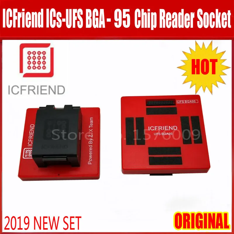 UFS разъем адаптера ICFriend ICs-UFS Bga 95 работает для легкой jtag плюс коробка