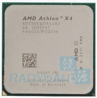 

AMD X4 750K AD750KWOA44HJ Quad-Core FM2 3.4GHz 4MB 100W CPU processor pieces X4-750K (working 100%) Socket FM2 sell X4 760K