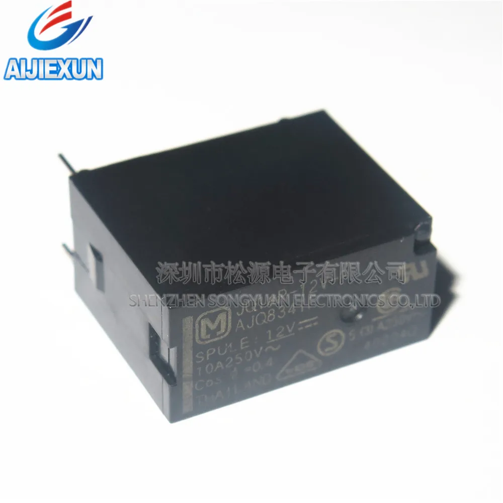 10 шт. JQ1aP-12V-F 12VDC DIP 1a/1c 5A/10A небольшие силовые реле класс B тип изоляции катушки также