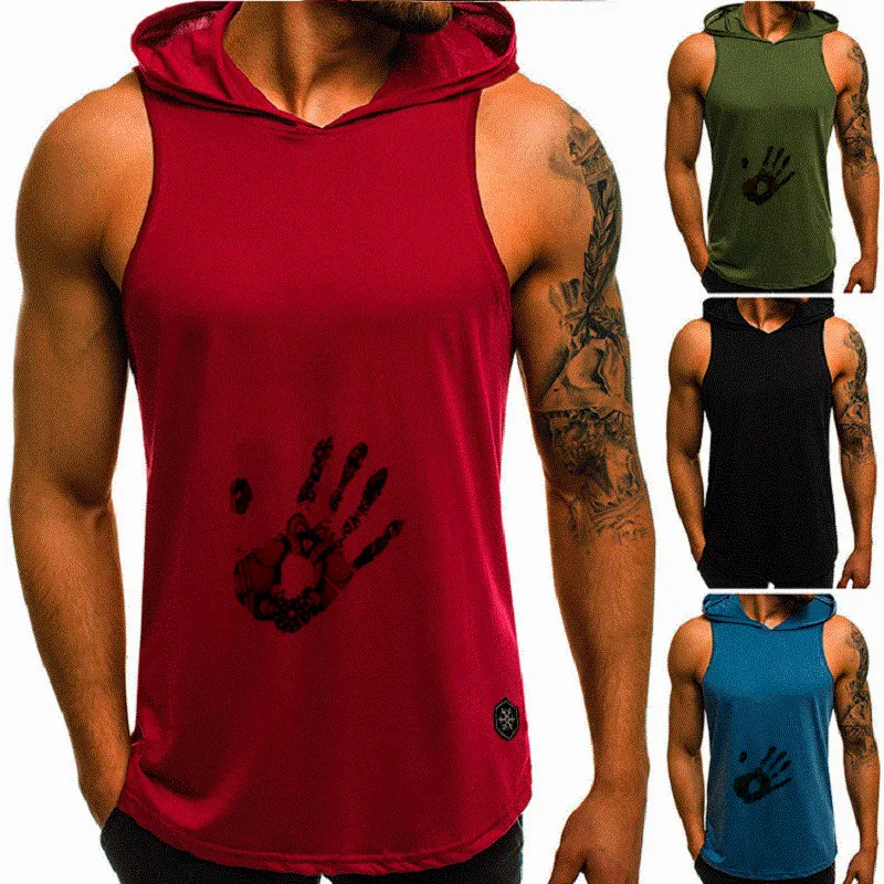 

Fashion Hoodie Men/women Sweatshirt Streetwear Print Hand Cartoon Sleeveless Brand Hip hop Sweatshirt Tops Hoody clothes XXXL