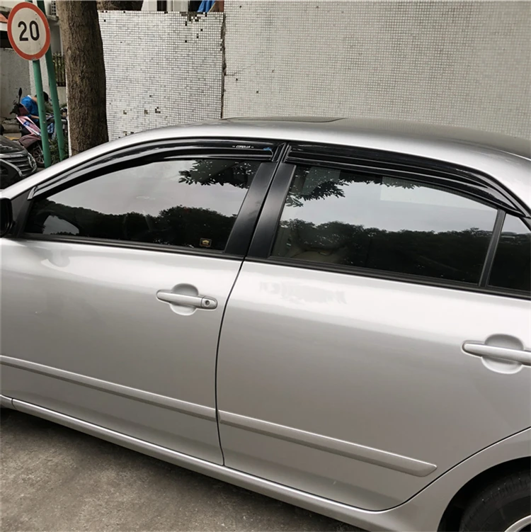 Пластиковый защитный козырек от солнца и дождя для Toyota Corolla 4 шт./компл. 2006