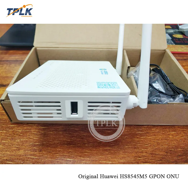 2020 Оригинальный Новый HW HS8545M5 ONU GPON ONT с 1GE + 3FE 1TEL USB Wifi китайским логотипом мини