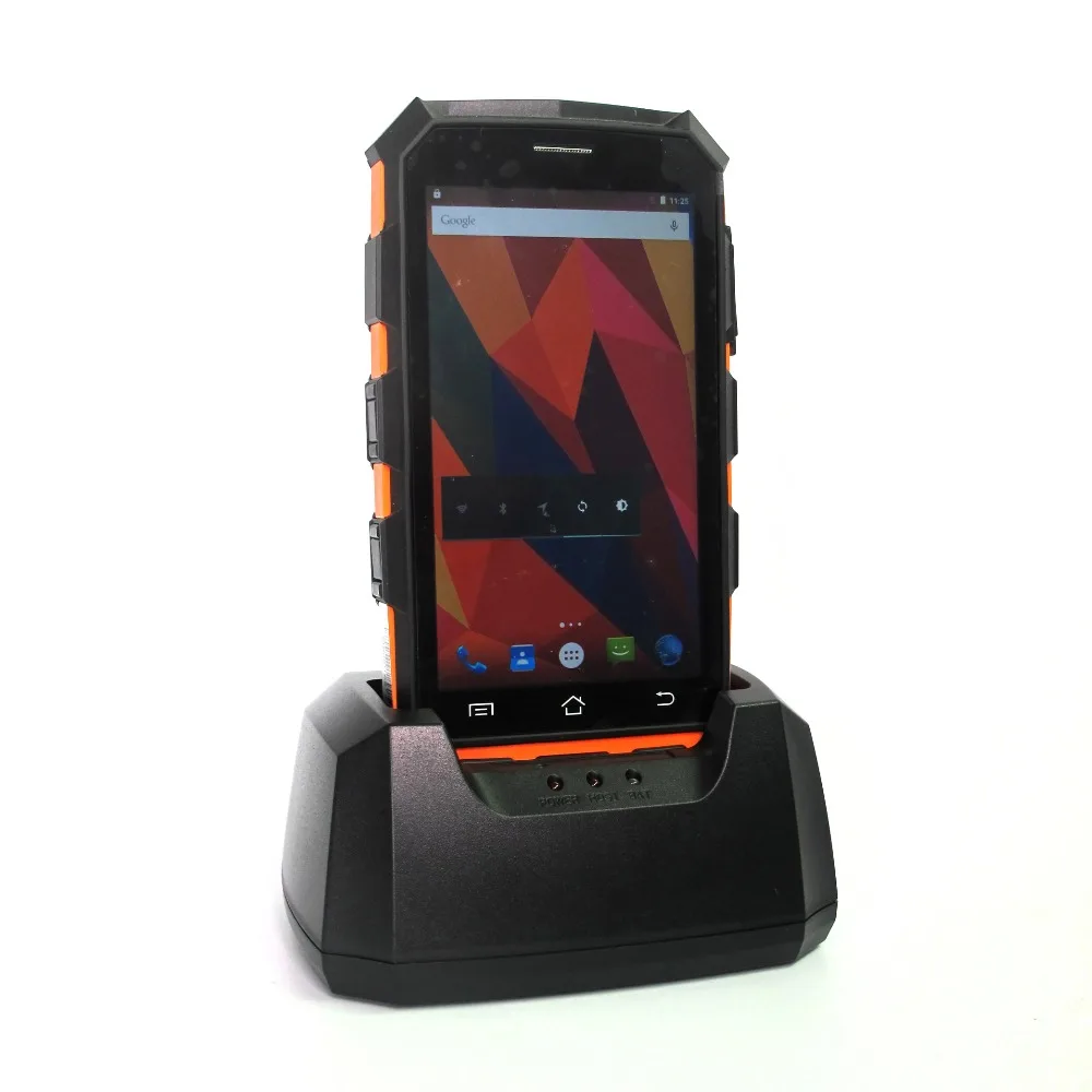 

High Quality Handheld PDA 4G WIFI Mobile Collector Android 7.0 RFID 1D 2D Laser Barcode Scanner with Pistol Grip Charging Cradle