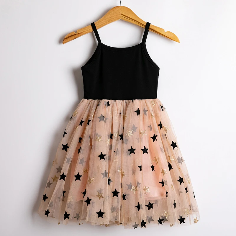 

3-8 Years Girls Sleeveless Dress Baby Girl Clothes Summer Kids Cotton Princess Wedding Party Dress Outfit Children Dresses