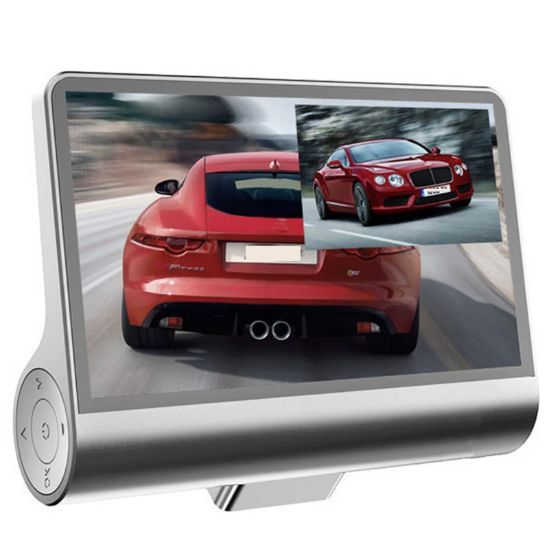 

4 Inch Screen Car Camera Dash Cam Car HD Dvr 2018 Auto Parts Car DVR Three Recording Camera Recorder Hidden Night Vision