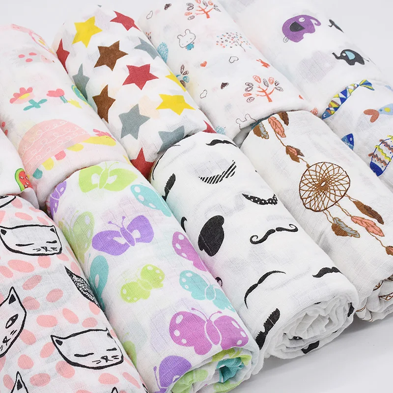 Online Merah Muda Swan Kain Katun 100% Selimut Bayi Membedung Handuk Multifunct Amplop untuk Bayi Baru Lahir Terbungkus Selimut Baby Wrap