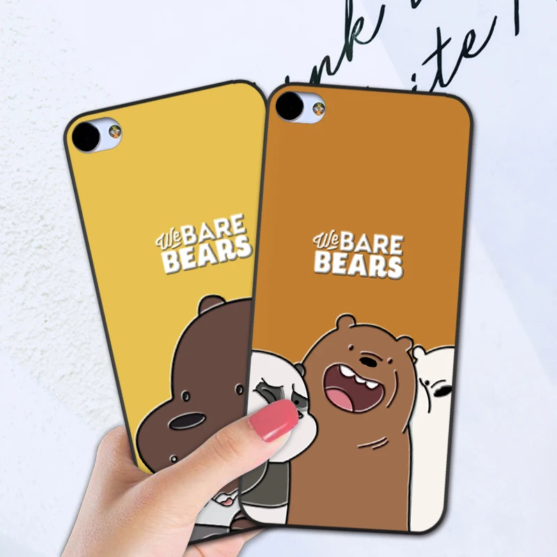 

3D Cute Cartoon Phone Case For Meizu U10 U 10 We Bare Bears Funny Toys Silicone Cover Case For Meizu U20 U 20