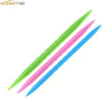 KOKNIT 3 pz/set Scanalato Cavo Titolare Del Punto Marcatori Plastica Knit Stitch Knitting Needles Crochet Gancio di Lavoro A Maglia del Mestiere Strumenti(China)