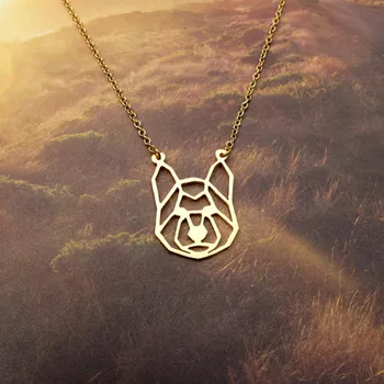 

Siberian Husky Dog Face Necklace Dog face Collection 12pcs/lot