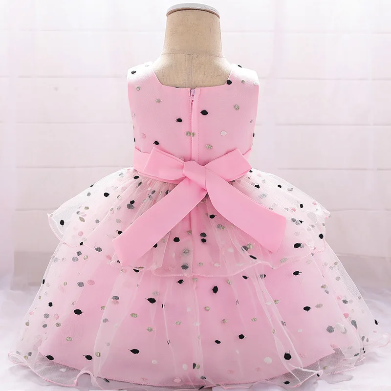 Г. Летнее платье для маленьких девочек модные платья для крещения с бусинами для девочек от 0 до 3 лет, детская одежда для дня рождения, свадьбы
