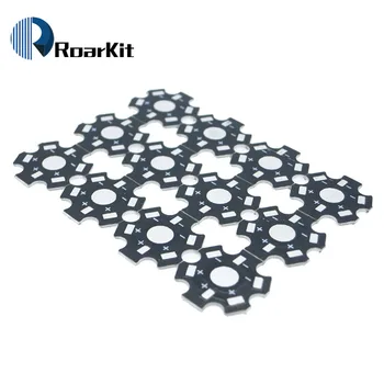 

100pcs/lot 1W 3W 5W High Power LED Heat Sink Aluminum Base Plate Lamp beads radiator