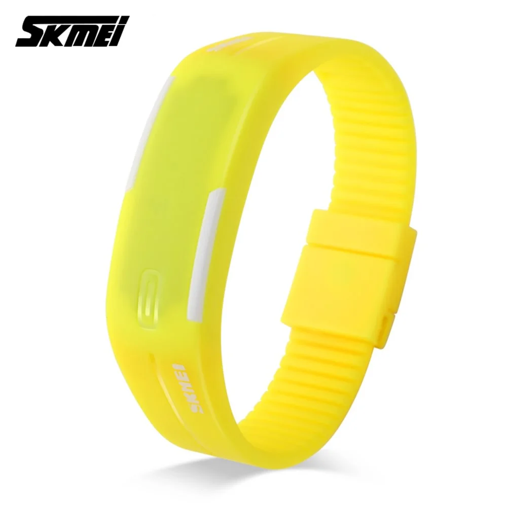 SKMEI Female Sports Watches Women Running Digital Watch Silicone Band Time Date Girls Ladies Wristwatches Relogio Feminino 1099 - Цвет: Yellow