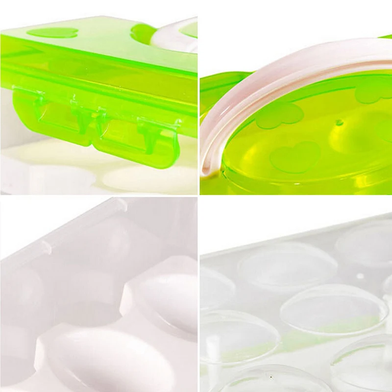 Household Practical Food Container Multi-functional Crisper Double-layer Food Egg Storage Box for Kitchen