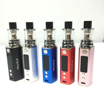 

Myk6 80W Electronic Cigarette Kit Adjustable 80W Vape With 3ml Tank Atomizer 2000mAh 0.2ohm Head Coil Vape 510 Thread Vaporizer