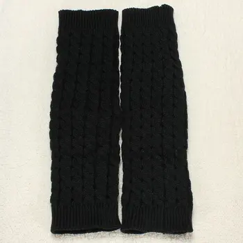 

Legging Leggings Bib Stockings Winter Warm Knitting Braided Woman Black