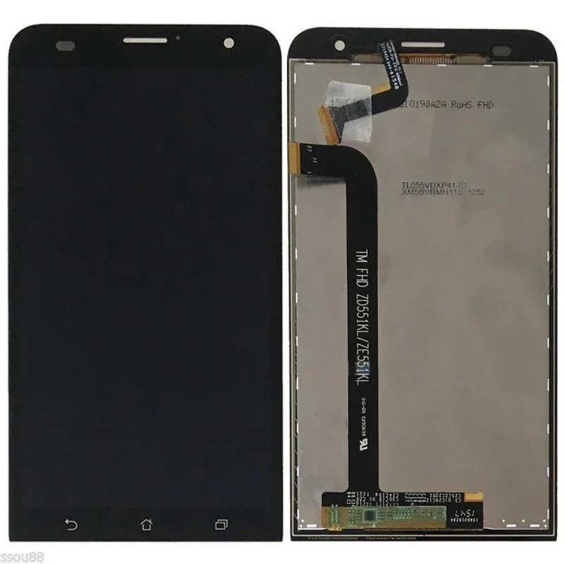 Prix pour LCD Affichage à L'écran Tactile Digitizer Assemblée Verre Pour ASUS ZenFone 2 Laser 5.5 ZE551KL Prix pour LCD Affichage à L'écran Tactile Digitizer Assemblée Verre Pour ASUS ZenFone 2 Laser 5.5 ZE551KL