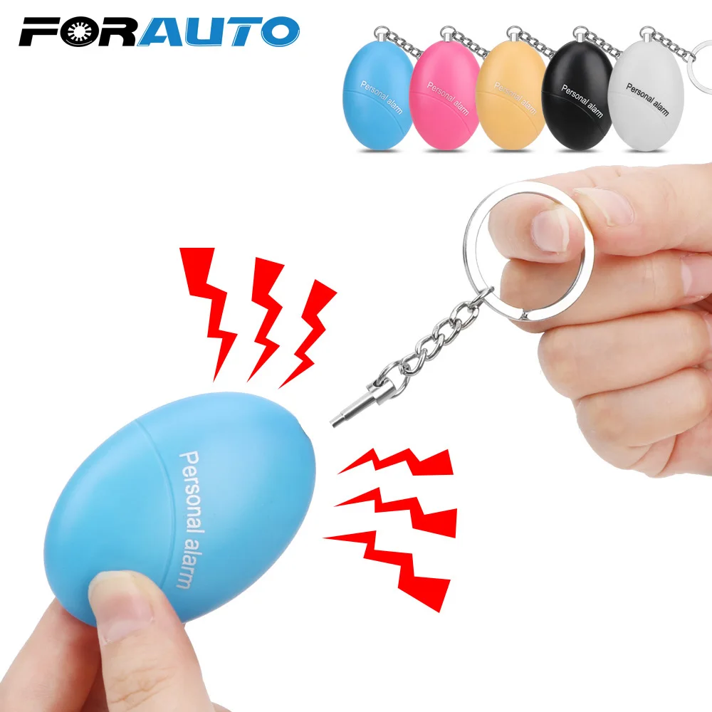 Car Key Rings Self Defense Alarm Scream Loud Keychain Girl Women