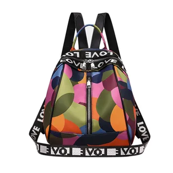 

Backpack Women's Fashion Outdoor bag Color Multi-Function Backpack Student Backpack Shoulder Bag Teenage Girls School Bag27