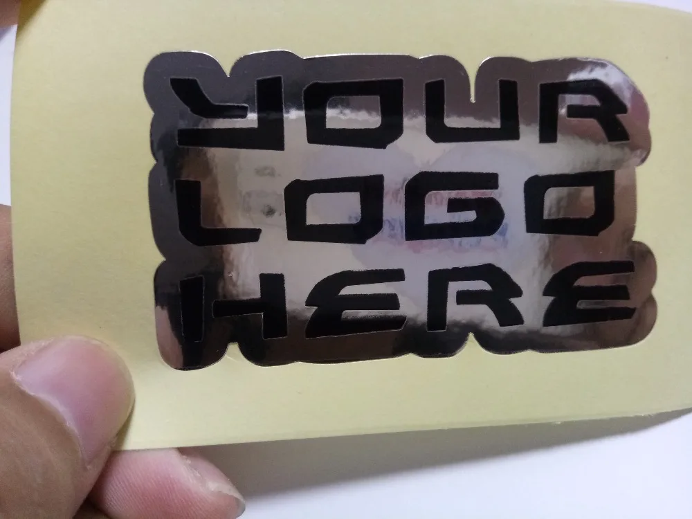 Double Sided Printing Adhesive Sticker Printing, Custom Waterproof